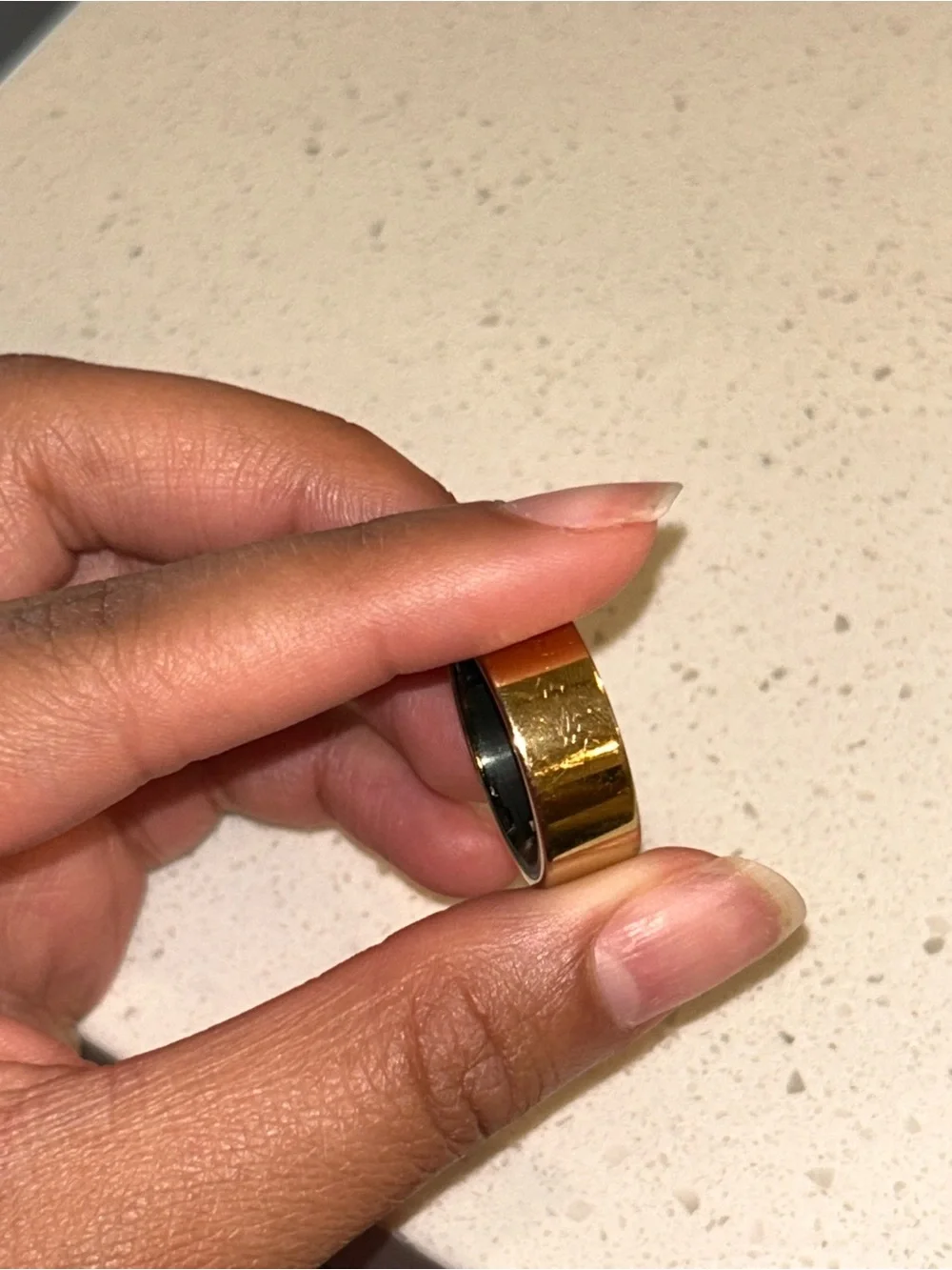 Ultrahuman Ring in Gold (Size: 7)